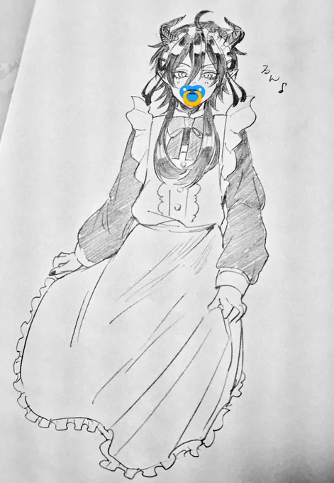 めちゃくちゃ昔描いてたショタのマレウスくんが出てきましたわ 
