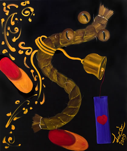<You Are Tinkling My Heart!>
Happy Rope Series
Oil on canvas

#art #artist #artwork #painting #happiness #happylife #smile #thursdayvibes #ThursdayMotivation #arte #pintura #アート
