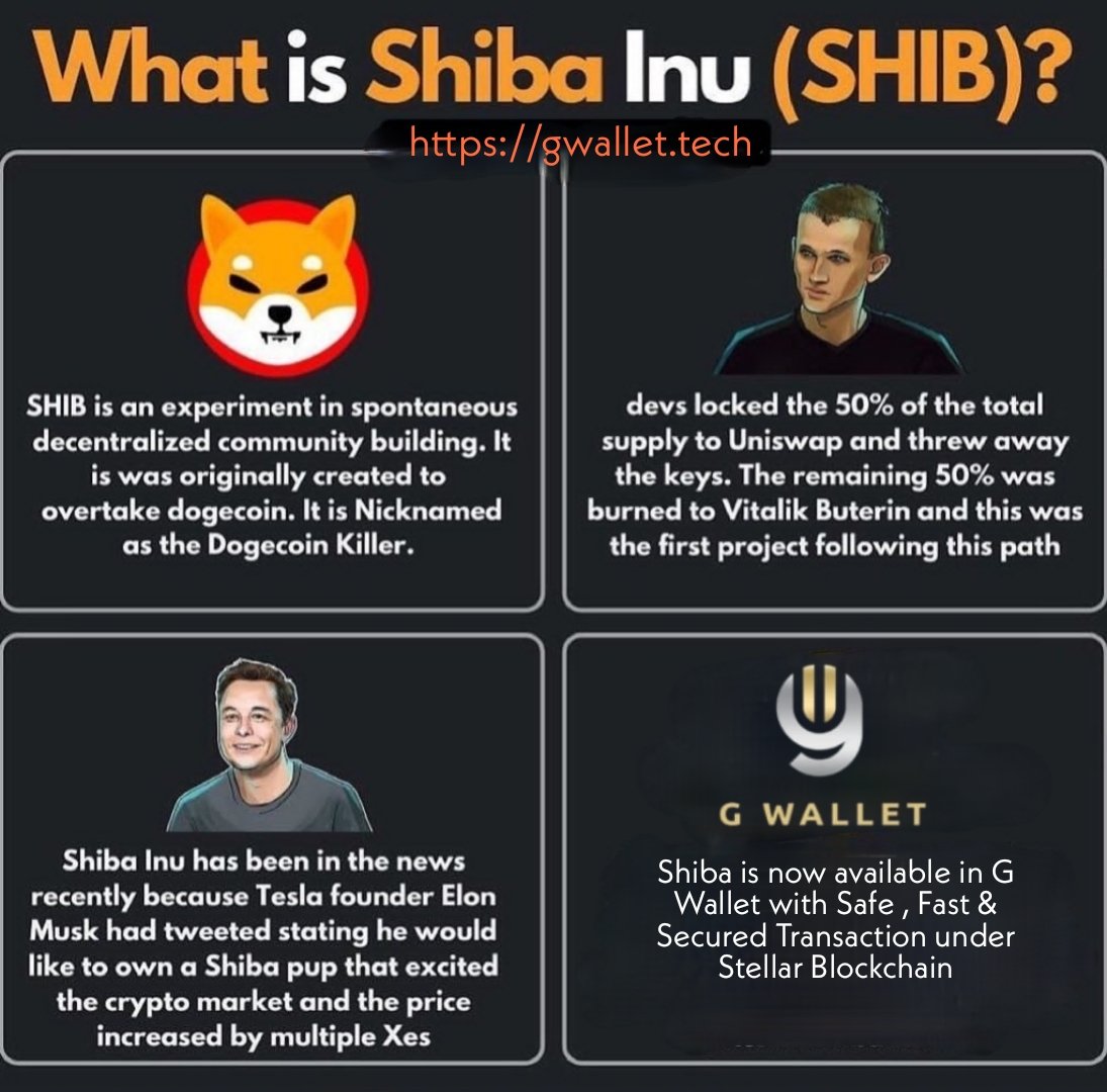 SHIBA is Now available in G Wallet.
🦊🦊🦊🦊🦊🦊🦊🦊🦊🦊🦊🦊
#gwalletofficial #LevelG #GPay #cryptocurrencies #MEMES #token #ElonMusk #fintechawardswales21 #decentralize #CoinMarketCap #CoinGecko #Ecosystem #NEWSUPDATE #bitcoin <a href="/ArmyLevelg/">GFinancepay Army Official</a> <a href="/ZoolHazim/">AC</a> <a href="/azmanhashim73/">DN</a> <a href="/emailico/">Emailico</a>