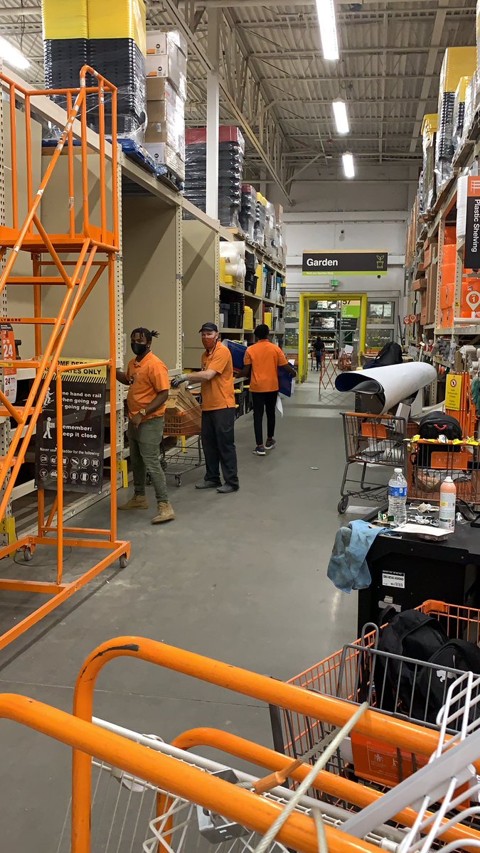 What a team!! 6 bays set before first break!!!! Outstanding !!!