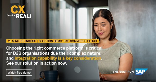 BenKyaw's tweet photo. Choosing the right commerce platform is critical especially for B2B organisations due their complex nature, which means integration capability is one that you need to consider. Watch this segment for a free demo and see our commerce solution in action. https://t.co/qUlMZ812Vy https://t.co/Bn0t5uSRIR