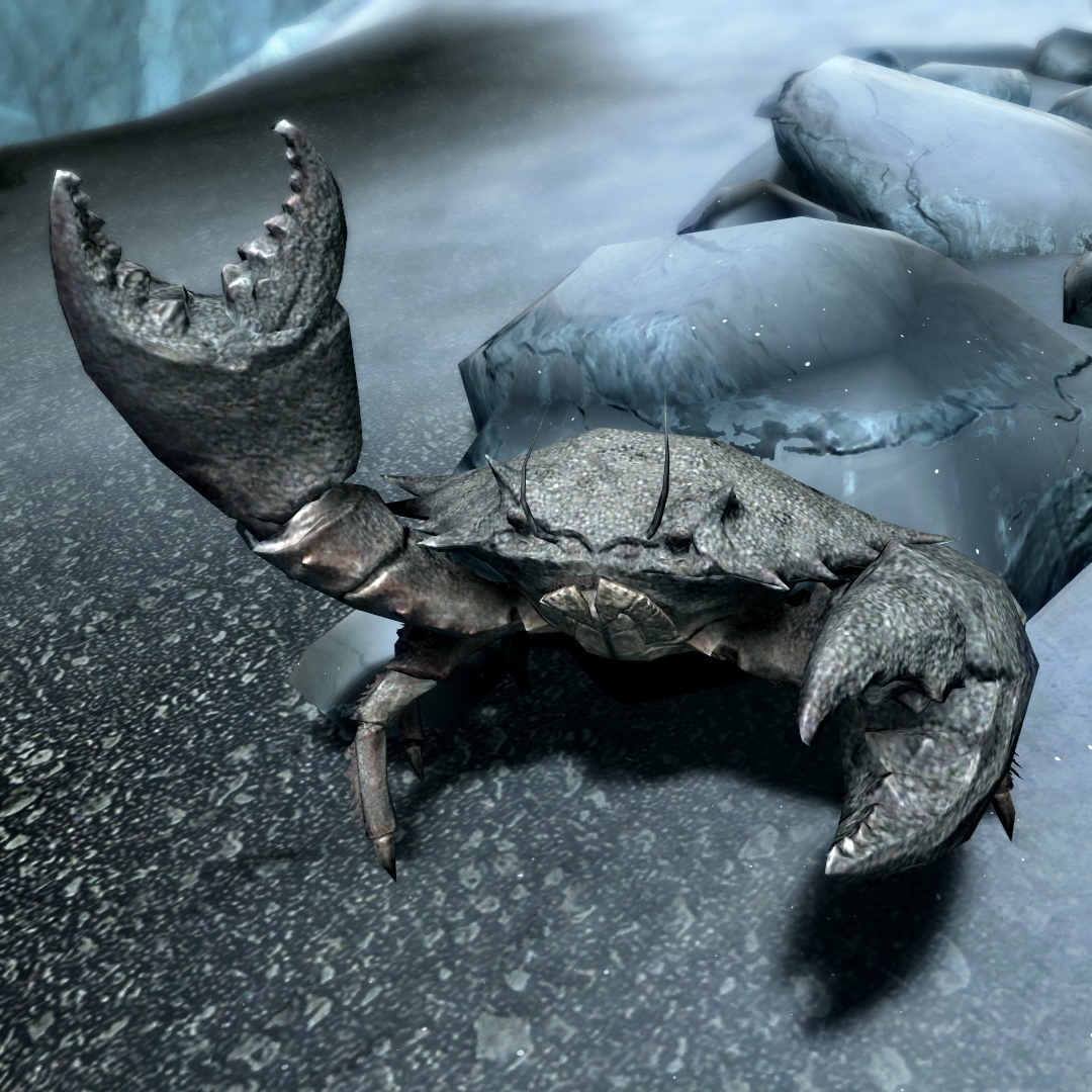 Pictured: A "Solstheim Mudcrab". 