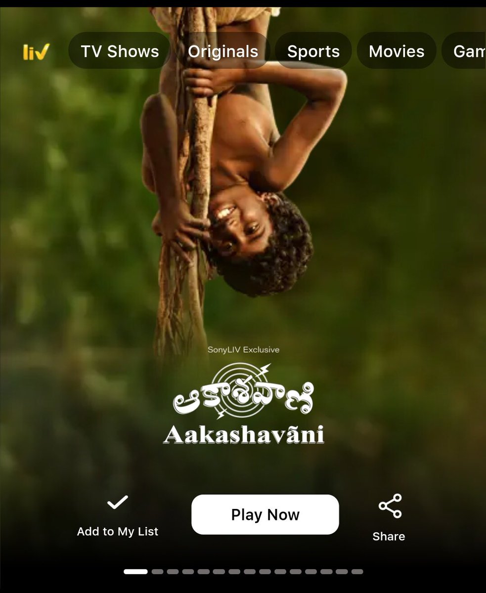 Vel Records (@velrecordsindia) on Twitter photo The World of #Aakashavaani is all ready for you to experience⚡️✨
Streaming Now ▶️sonyliv.com/movies/Aakasha…
#AakashavaaniOnSonyLIV
<a href="/AshwinGangaraju/">Ashwin Gangaraju</a> <a href="/Padmana77597354/">Padmanabha Reddy</a> <a href="/kaalabhairava7/">Kaala Bhairava</a> <a href="/thondankani/">P.samuthirakani</a> <a href="/sreekar_prasad/">sreekar prasad</a> <a href="/VelRecordsIndia/">Vel Records</a> <a href="/SonyLIV/">Sony LIV</a> The World of #Aakashavaani is all ready for you to experience⚡️✨
Streaming Now ▶️sonyliv.com/movies/Aakasha…
#AakashavaaniOnSonyLIV
<a href="/AshwinGangaraju/">Ashwin Gangaraju</a> <a href="/Padmana77597354/">Padmanabha Reddy</a> <a href="/kaalabhairava7/">Kaala Bhairava</a> <a href="/thondankani/">P.samuthirakani</a> <a href="/sreekar_prasad/">sreekar prasad</a> <a href="/VelRecordsIndia/">Vel Records</a> <a href="/SonyLIV/">Sony LIV</a>