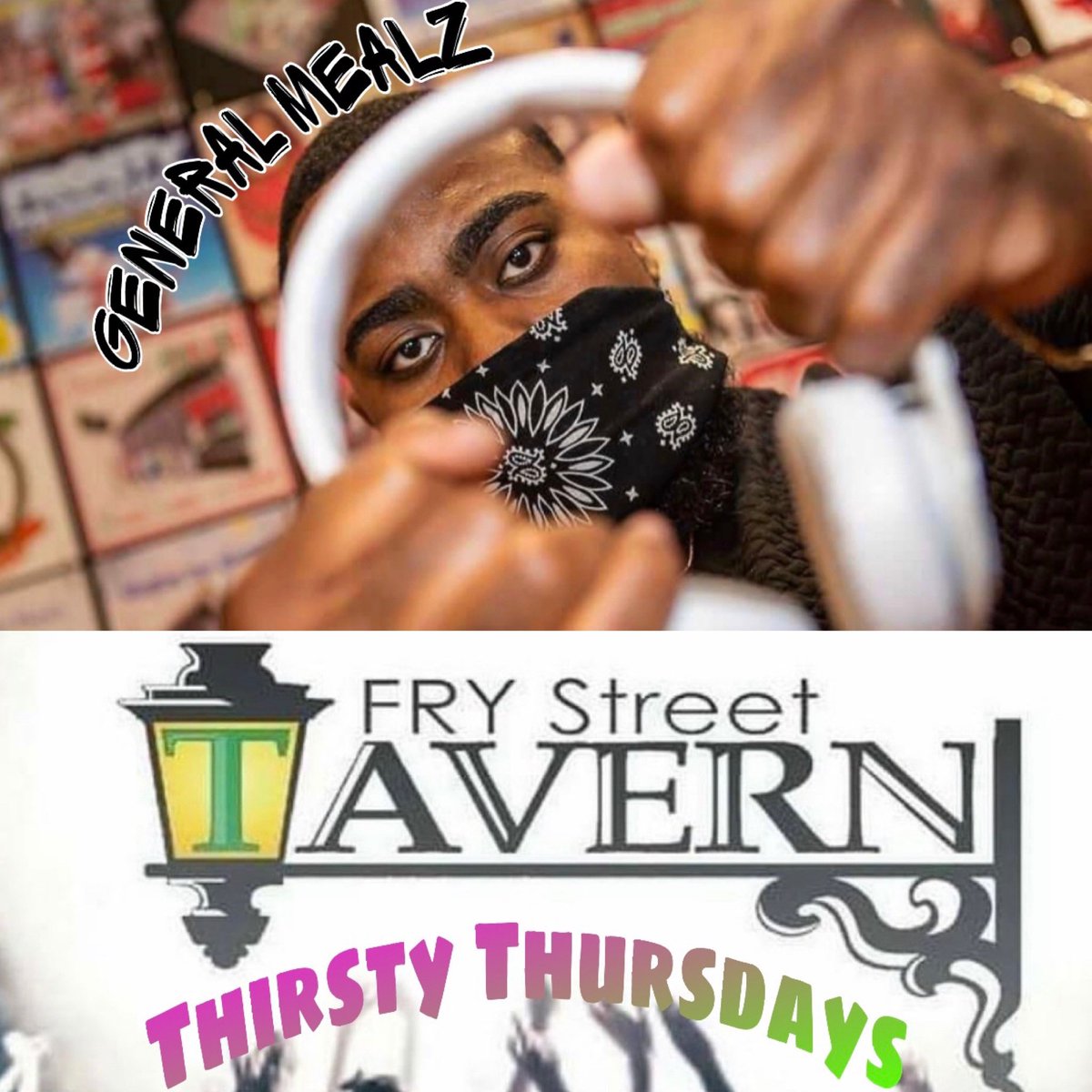 #ThirstyThursdays at <a href="/FryStTavern/">Fry Street Tavern</a>  we have <a href="/DJGENERALMEALZ/">YO MAMAS FAVORITE DJ</a>  is in the Mixx. So let’s part till close. Dance till 2am. 21&amp;Up #frysttavern #frystreettavern #denton2night #collegenightlife #unt #twu #nctcdenton #dentonnightlife #frystdances #frystcrawl <a href="/kyleb_howell/">Kyleb Howell</a>