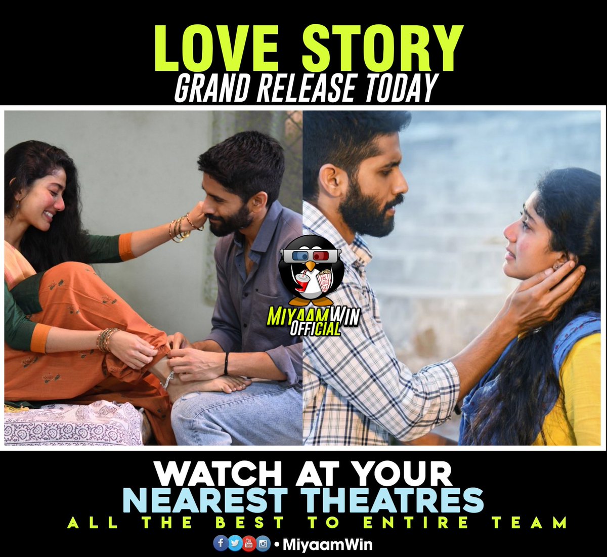 miyaam_win's tweet photo. @Sai_Pallavi92 @chay_akkineni @sekharkammula @SVCLLP 
#LoveStoryOnSep24th #LoveStory #saipallavi #NagaChaitanya https://t.co/Av926WW8Ys