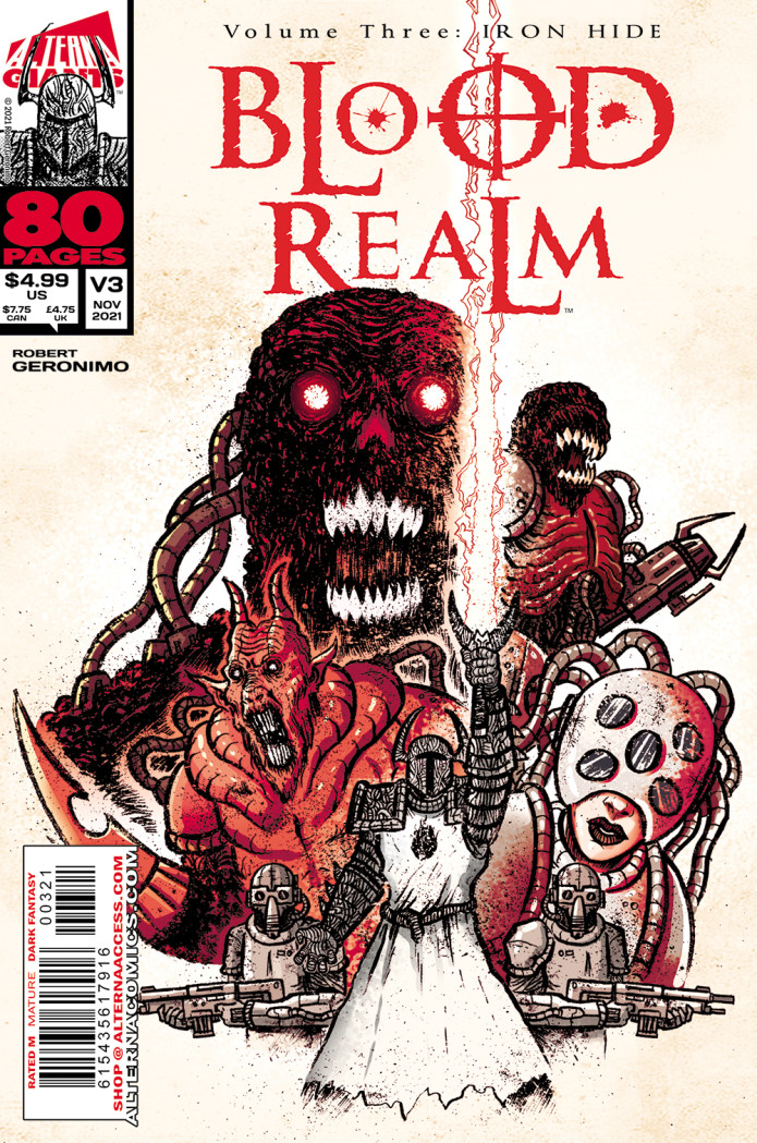 alternacomics's tweet photo. BLOOD REALM Vol.3 IRON HIDE is now available for pre-order on Indiegogo for just FIVE dollars!

https://t.co/SmJc04ryGI

GIANT-SIZED 80 pager! Welcome to the cursed lands of Mhordrin where good is evil, evil is good, and only the strong and cunning will survive. @GeronimoDraws https://t.co/e1MM6Ijwf6
