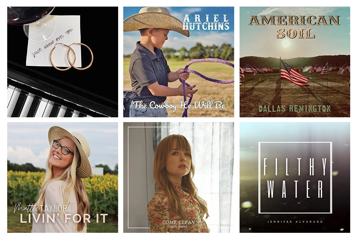 #ICYMI Here’s the best new #countrymusic singles from last #NewMusicFriday by
<a href="/priscillablock/">Priscilla Block</a> Just About Over You (Acoustic)
<a href="/ArielHutchins/">Ariel Hutchins</a> The Cowboy He Will Be
<a href="/DallasRemington/">Dallas Remington™</a> American Soil
<a href="/mattietaymusic/">Mattie Taylor</a> Livin' For It
<a href="/KatieFrankMusic/">Katie Frank</a> Come Clean
<a href="/guitardiva12/">Jennifer Alvarado Music</a> Filthy Water