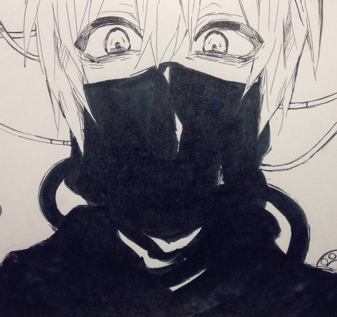 モノクロイラストのtwitterイラスト検索結果