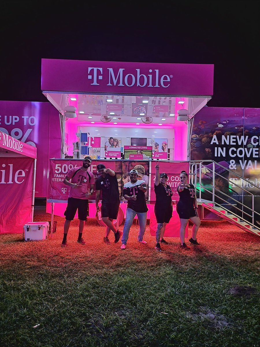 Nothing but smiles from the @TMoTruckWestFL team!!! Don't forget to come see us at the Hillsborough County Fair in Dover, FL tomorrow and join us on the iPhone 13 launch 💯🎠🎡 <a href="/sarahjwood15/">sarah wood</a> <a href="/Audra_WolfNYGRL/">Audra Wolf</a>
