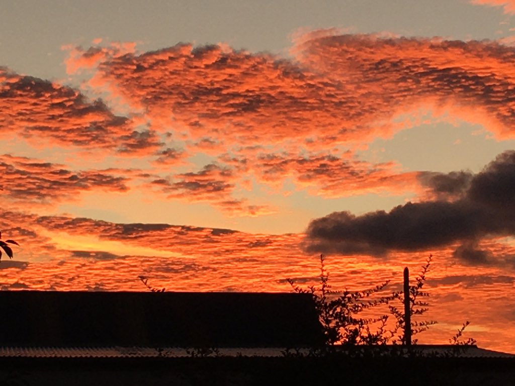 A beautiful start to the day in the Highlands.