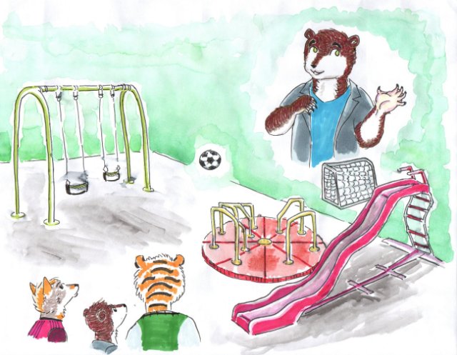 Ginning up more interest for our upcoming picture book BEYOND THE WALLS WE SMILE by <a href="/HJPang3/">H.J. Pang</a> and illustrated by <a href="/kayfey/">🦥</a> with one of the illustrations you'll see within the book! 

Look for this one on sale soon!