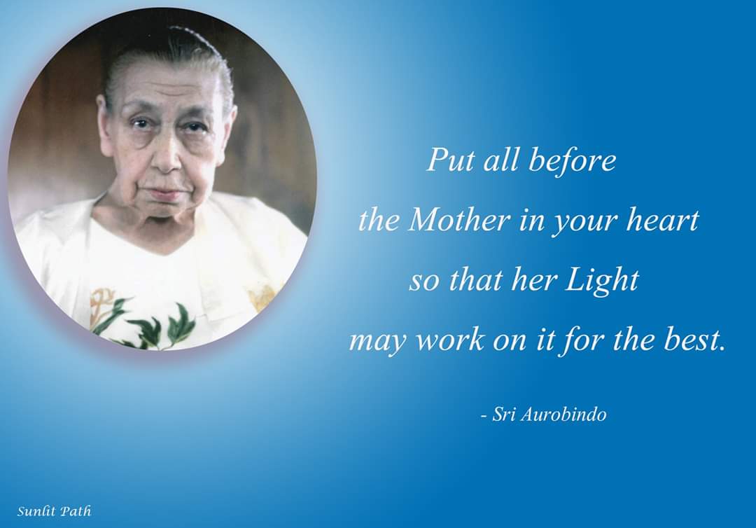 PathSunlit's tweet photo. Quote of the Day 
#qouteoftheday #qoutes #dailymotivation #goodmorning 
#SriAurobindo #TheMother #sunlitpath https://t.co/mWqqPpPnMK