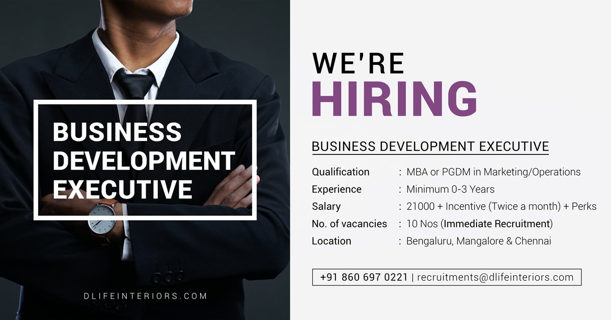 dlifeinteriors's tweet photo. IMMEDIATE RECRUITMENT
Contact Now.

#hiring #jobsearch #recruitment #nowhiring #employment #recruiting #work #immediatejoiner #immediaterequirement #chennaihiring #chennaijobs #chennai #chennaiopenings #mangalore #managementjobs #bengalurujobs #kochijobs #bengaluru #keralajobs https://t.co/9afD3OBHlg