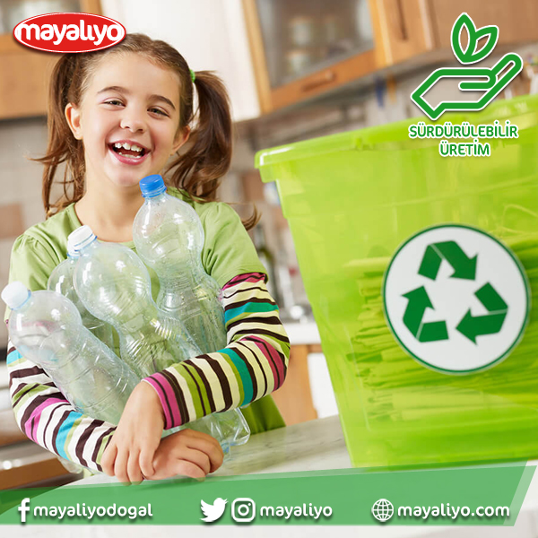 Sürdürülebilir üretim ve tüketim alışkanlıklarının yaygınlaşmasında temel adımlardan biri, geri dönüşüme katkıda bulunmaktır. Atıklarımızı geri dönüşüm ve yeniden kullanım ile yöneterek doğal kaynak verimliliğini sağlamanın önemine inanıyoruz. #sürdürülebilir #kalkınma #mayalıyo