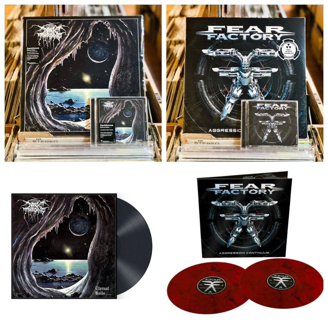 2021년 중반기를 빛내는 헤비메탈 명반들 • DARKTHRONE - Eternal Hails..... 노르웨이 블랙메탈 선구자 '다크쓰론'의  19번째 작품으로 진화된 에픽 블랙 메탈 사운드를 선사! • FEAR FACTORY - Aggression Contimumm  인더스트리얼 메탈의 최정상 FEAR, image size:1065x1065