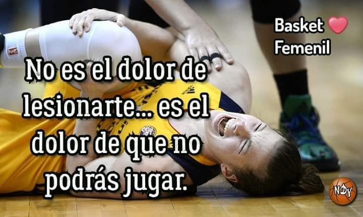 Lo que más duele de las lesiones... No poder jugar! 😢🏀💔
