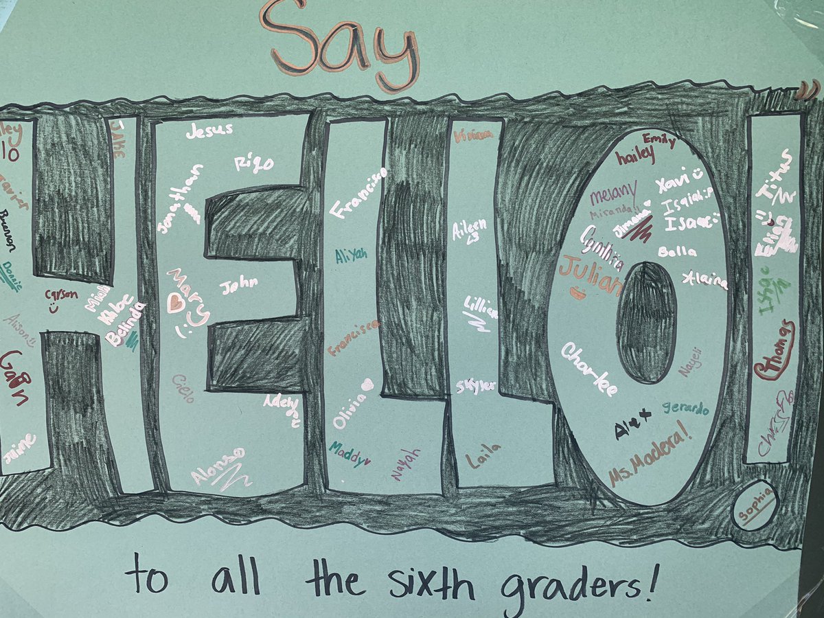aarias2552's tweet photo. It all Starts with Hello! 🙂A quick first glance at some of the creative posters rolling in! Spreading positivity is what the #frazierfam is all about! @WilliamHFrazie2 @msmadera101 #inclusivity #itallstartswithhello #empathy https://t.co/iwL1ETQnPa