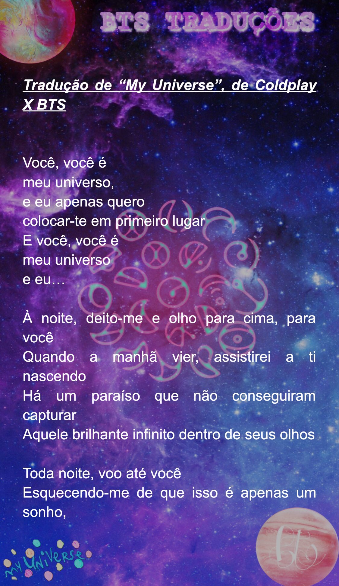 Tradução de My Universe: saiba mais sobre a faixa com Coldplay e BTS