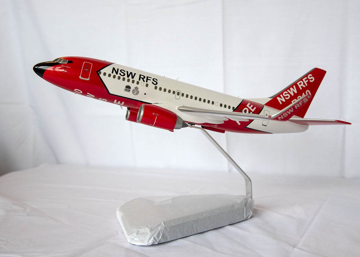 UniqueModels71's tweet image. NSW RFS 737 LAT model turned out amazing. #nswrfs #lat #boeing