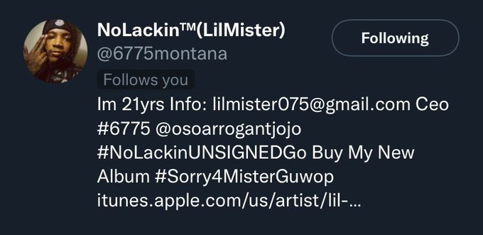 Rip @6775montana 1 of my favorite and best rappers from Chicago he was starting to give me ideas and<a class="tags" target="_blank" title="On Twitter" href="/?out=eyJ0eXAiOiJKV1QiLCJhbGciOiJIUzUxMiJ9.eyJpYXQiOjE3MjU1NjQyNTEsImlzcyI6InR3cG9ybnN0YXJzLmNvbSIsIm5iZiI6MTcyNTU2NDI1MSwiZXhwIjoxNzU3MTAwMjUxLCJyZWRpcmVjdF91cmwiOiJodHRwczovL3R3aXR0ZXIuY29tLzY3NzVtb250YW5hIn0.zU0JwplzKCS0FgNvJmmrH_AHg96zxGRs0160-W4nyJa_ob01pM2t6NKYH_6HxmdyROXCQ4MRLSiogG5erJdtog">@6775montana</a><a href="/tag/respect"class="tags"><span>#respect</span></a>