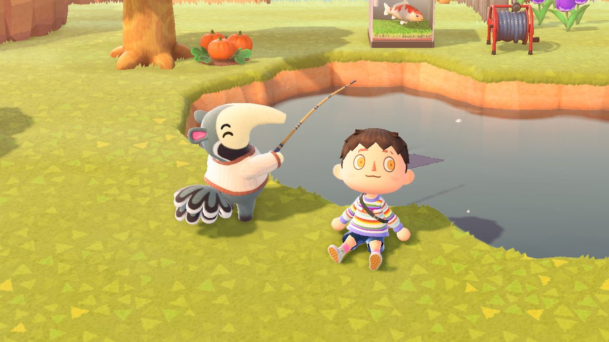 CryptidSeth's tweet photo. When he <3

 #AnimalCrossing #ACNH #NintendoSwitch https://t.co/FNtIQH0UHQ