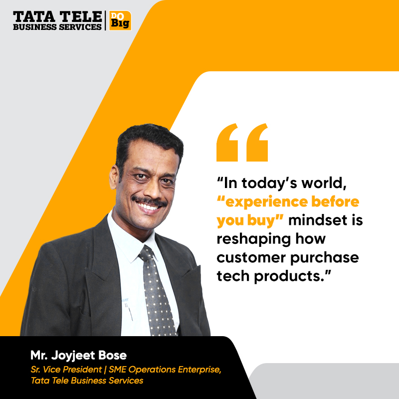 TataTeleBiz's tweet photo. Tata Tele Business Services’ Customer Experience Platform reaffirms our customer-first ideology, providing a powerful tool for them to reach customised solutions for individual business needs. Know more: https://t.co/z5CCFCjfK0
#TimeToDoBig #AlwaysCustomerFirst #customerservice