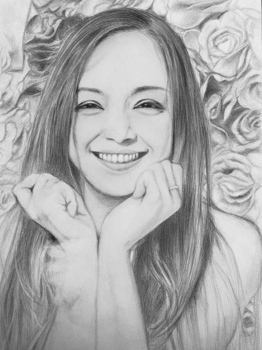 安室奈美恵似顔絵 Twitter Search