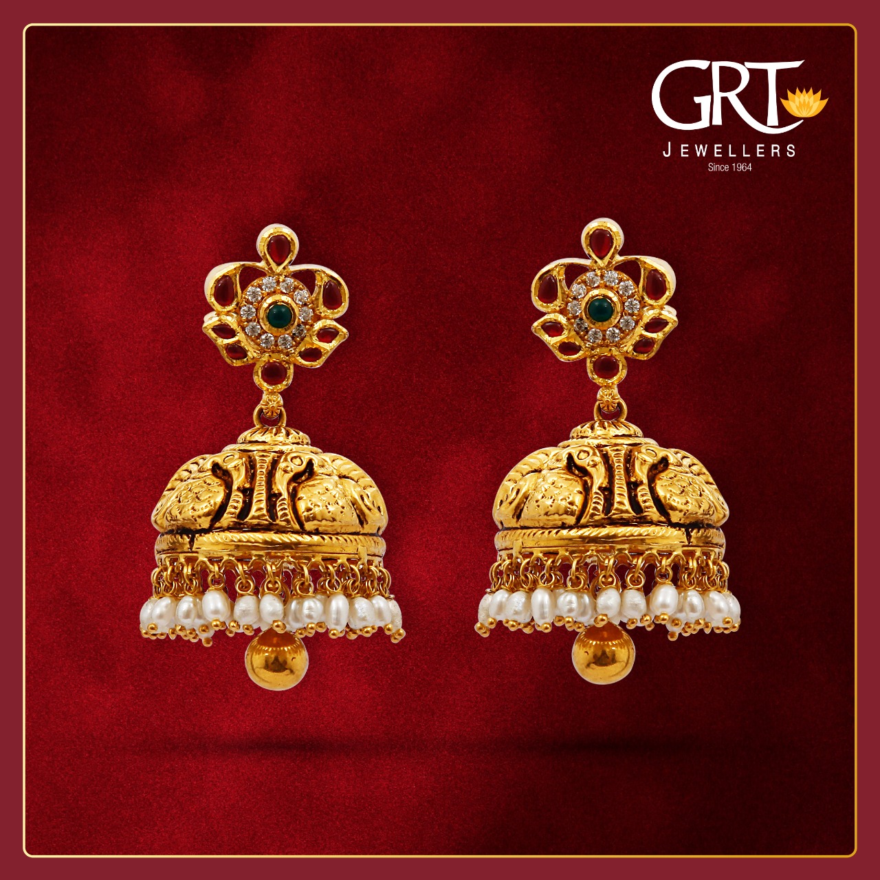 Josalukkas Gold Earrings Designs - Jewellery Designs