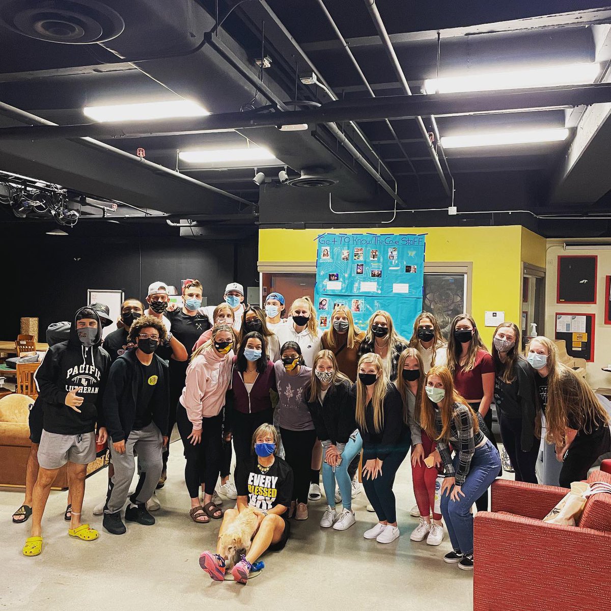 SouthSoundFCA's tweet photo. PLU FCA was 🔥 tonight! Awesome seeing so many student athletes come out on night one! https://t.co/hNQPYOoS8Q
