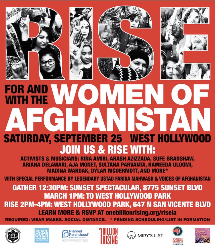 sufebradshaw's tweet image. Join us this Saturday @OneBillionRSA #standwithwimenofafghanistan #RiseResistUnite #RiseInSolidarity 🙌🏽
🙏🏽✨