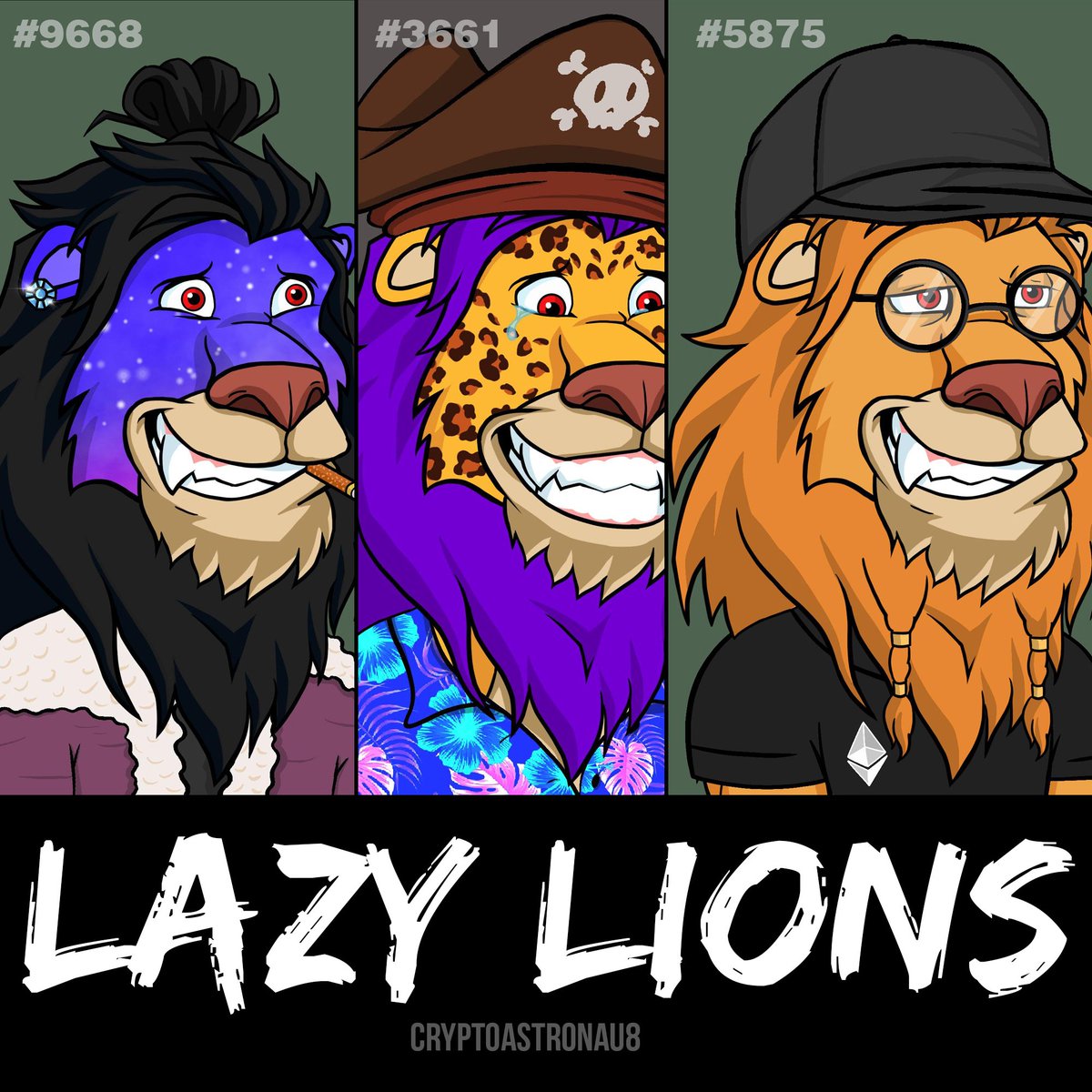 CryptoAstronau8's tweet photo. @DedPanHavoc @VViIIis @LazyLionsNFT Lions are following you now! #RoarMore #RoarTogether ๐ฆ๐ฆ๐ฆ๐ฅ๐ฅ๐ฅ https://t.co/TxRnXVHFbe