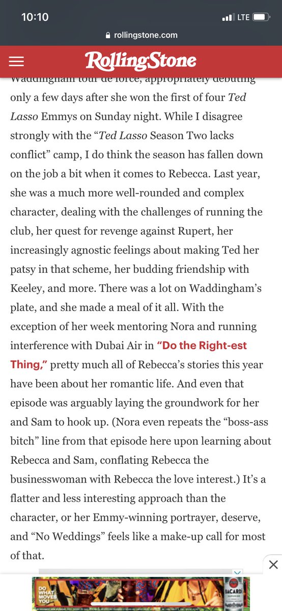 (Stories about women are not inherently less profound or complex because they focus on their love lives instead of their career and it’s a little weird to suggest that ok love you bye)