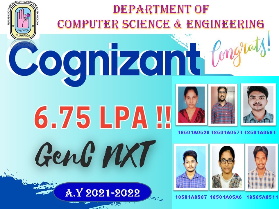 Pvpsit_CSE's tweet photo. Congratulations!!! #cognizant #PVPSIT https://t.co/7HpmFUpkPe