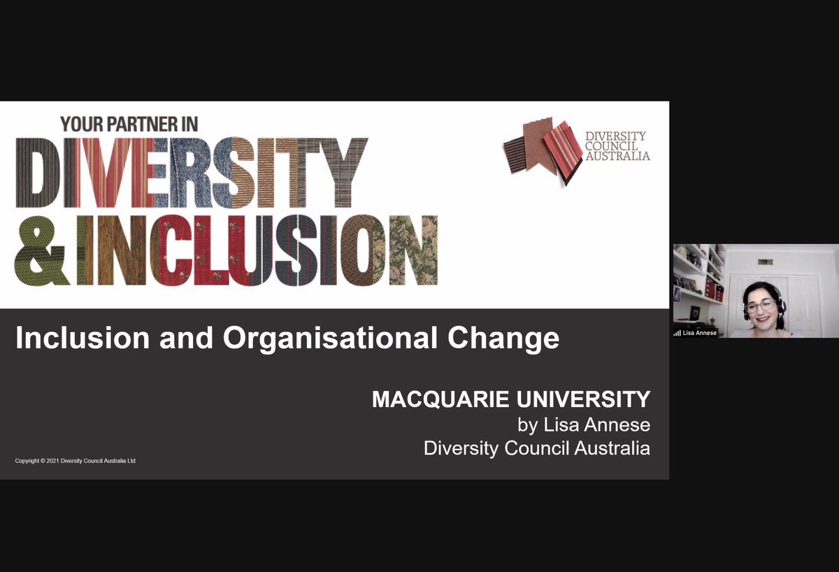 RKP_Industries's tweet photo. Learned *SO* much from @LisaAnnese at @DivCouncilAus Inclusive #Leadership Workshop w. @MQ_Inclusion. Enormously helpful resources &amp; discussion, asking us all how we can be more: • Identity Aware • Relational • Open &amp; Curious • Flexible &amp; Agile • Growth-Focused in our work https://t.co/JrYELGRbBi