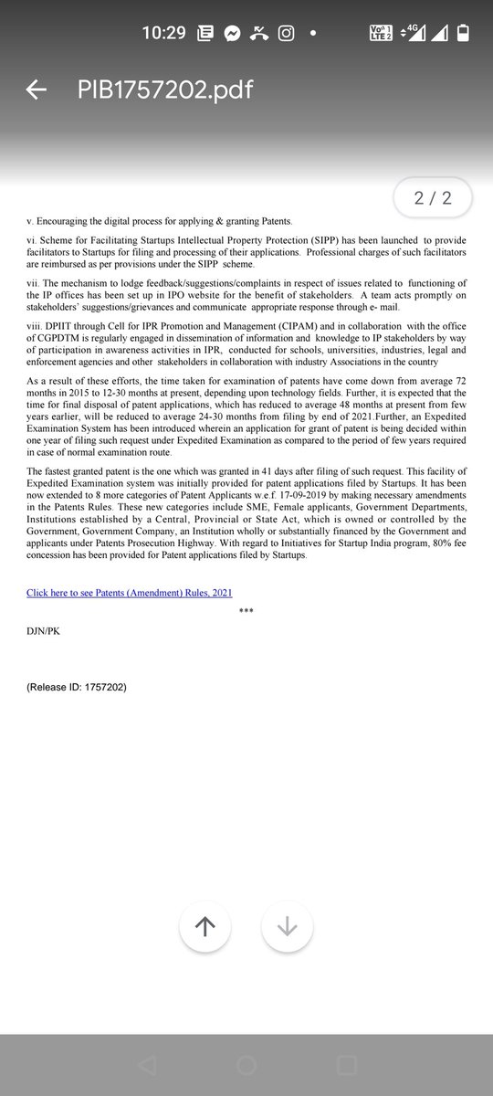 DPIIT decreases #patent fees for educational institutions by 80%