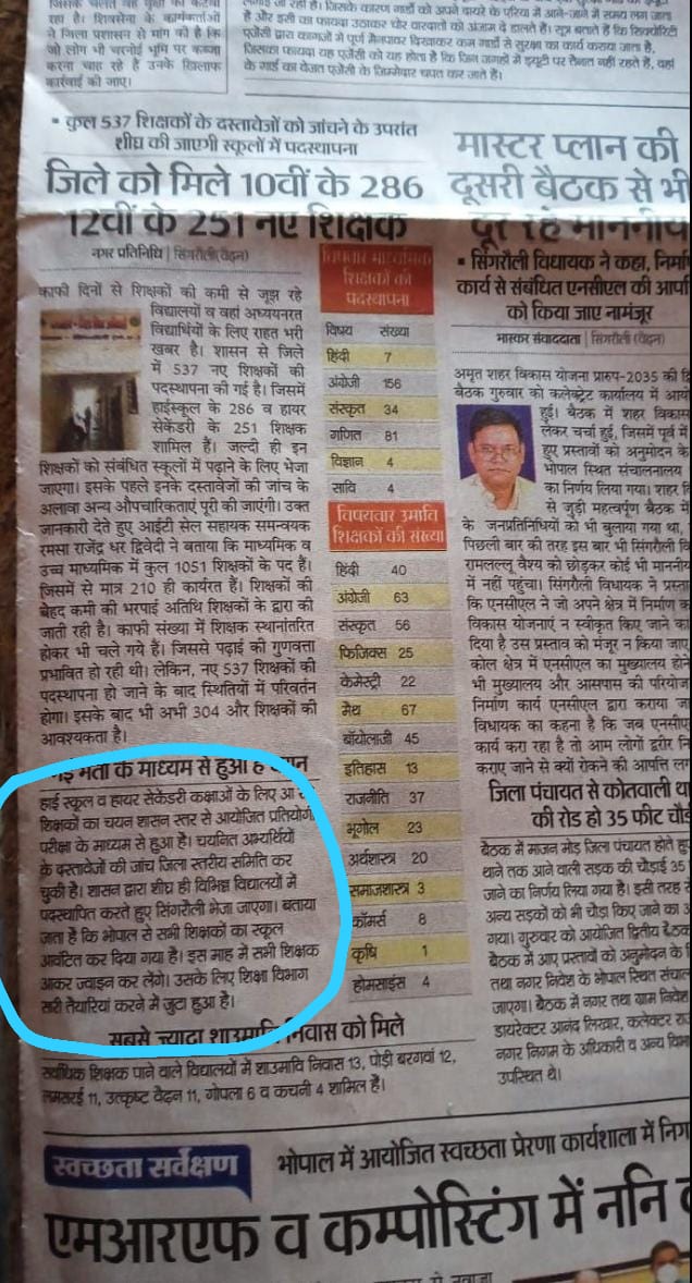 Bhai paper Wale Bhi aajkal majak karne lage Hain Shikshak Bharti ko majak banaa Diye Hain
<a href="/ChouhanShivraj/">Shivraj Singh Chouhan</a> 
<a href="/Indersinghsjp/">इन्दरसिंह परमार</a>