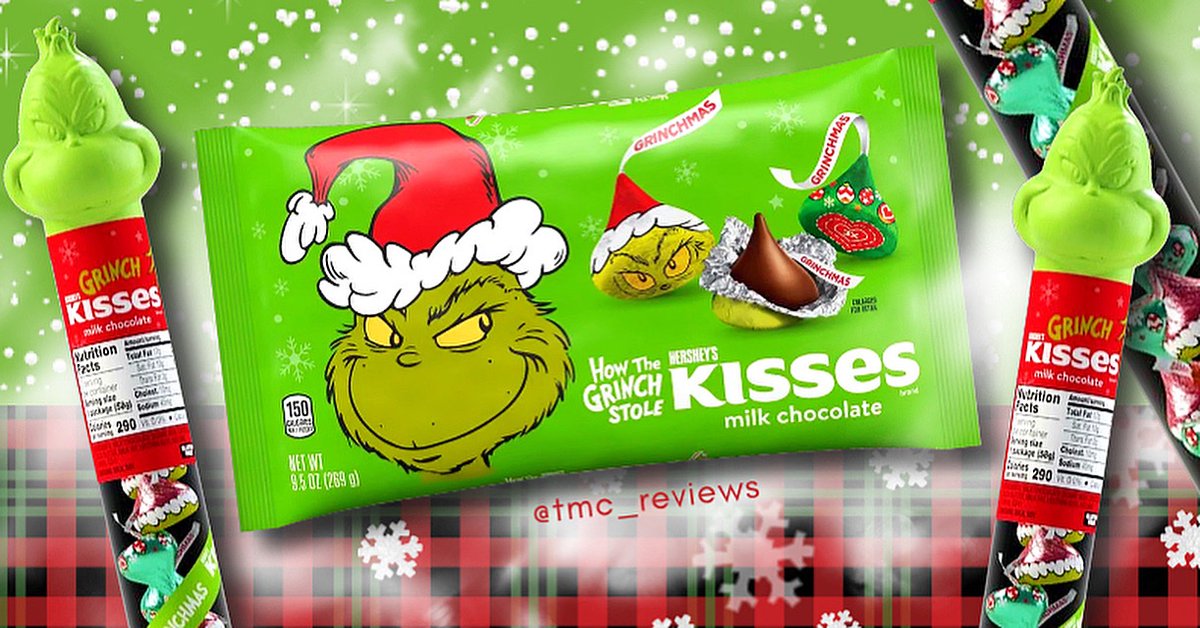 The #Grinch is getting ready for the #holiday season, what is he up to this time? hmm 🧐

Coming Soon!
<a href="/Hersheys/">HERSHEY'S</a> Kisses x Dr. Seuss's the Grinch #limitededition #Kisses Milk #Chocolates with Grinch Foils! #Christmas2021 

Grinch has more sneaky 
surprises to come! 💚🎄