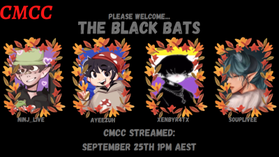 CheapMCC's tweet image. Please welcome the latest member who will be replacing Bread in the Black Bats... @ayeezuh