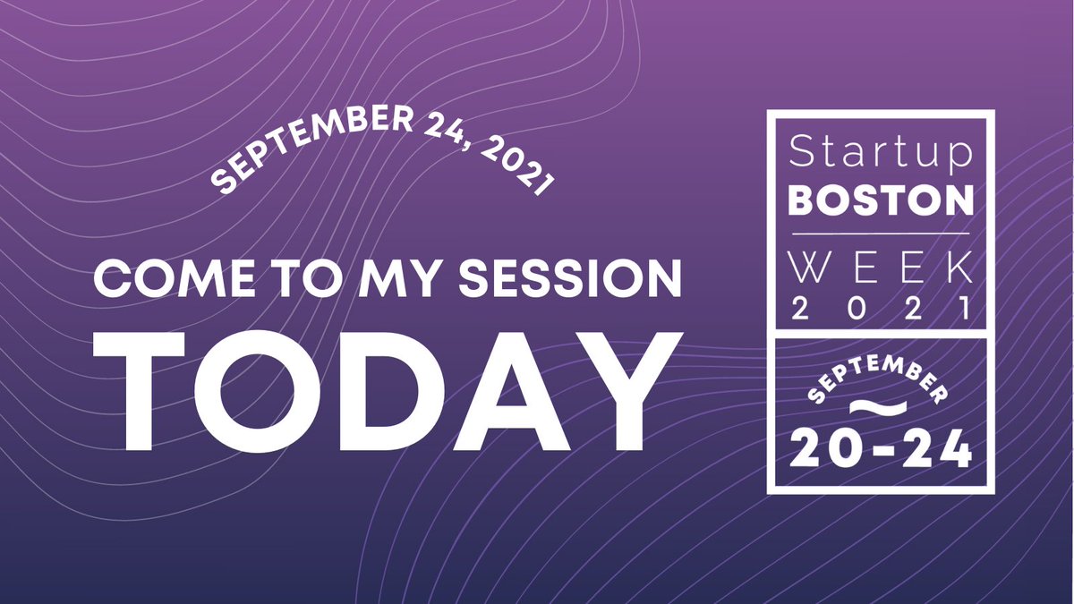 changds's tweet photo. Day 5 of 5 in year 5 of 5 of Startup Boston Week #SBW2021 - Iโm kicking off the morning at 8am with โHit the Deckโ #pitcheck
Grab your free ticket for todayโs virtual sessions https://t.co/AlhbOh5N26 (plus live closing party tonight). See you there! https://t.co/n2FLCyFIGJ