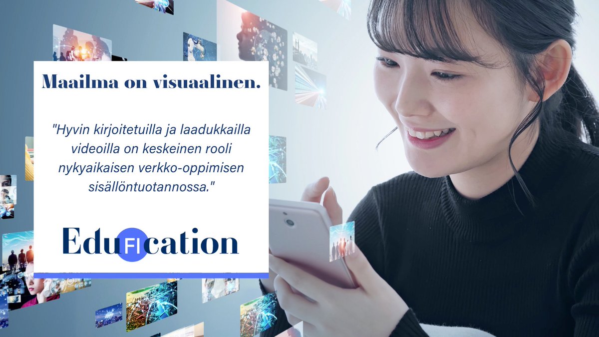 Tomi Numento kirjoitti blogiimme artikkelin oppimisvideoista. Lue lisää täältä: edufication.com/fi/news-and-bl…. Minkälaisia ajatuksia Tomin teksti sinussa herätti? #edufication #xamk #oppimismuotoilu #edtech #videotuotanto #koulutusvient