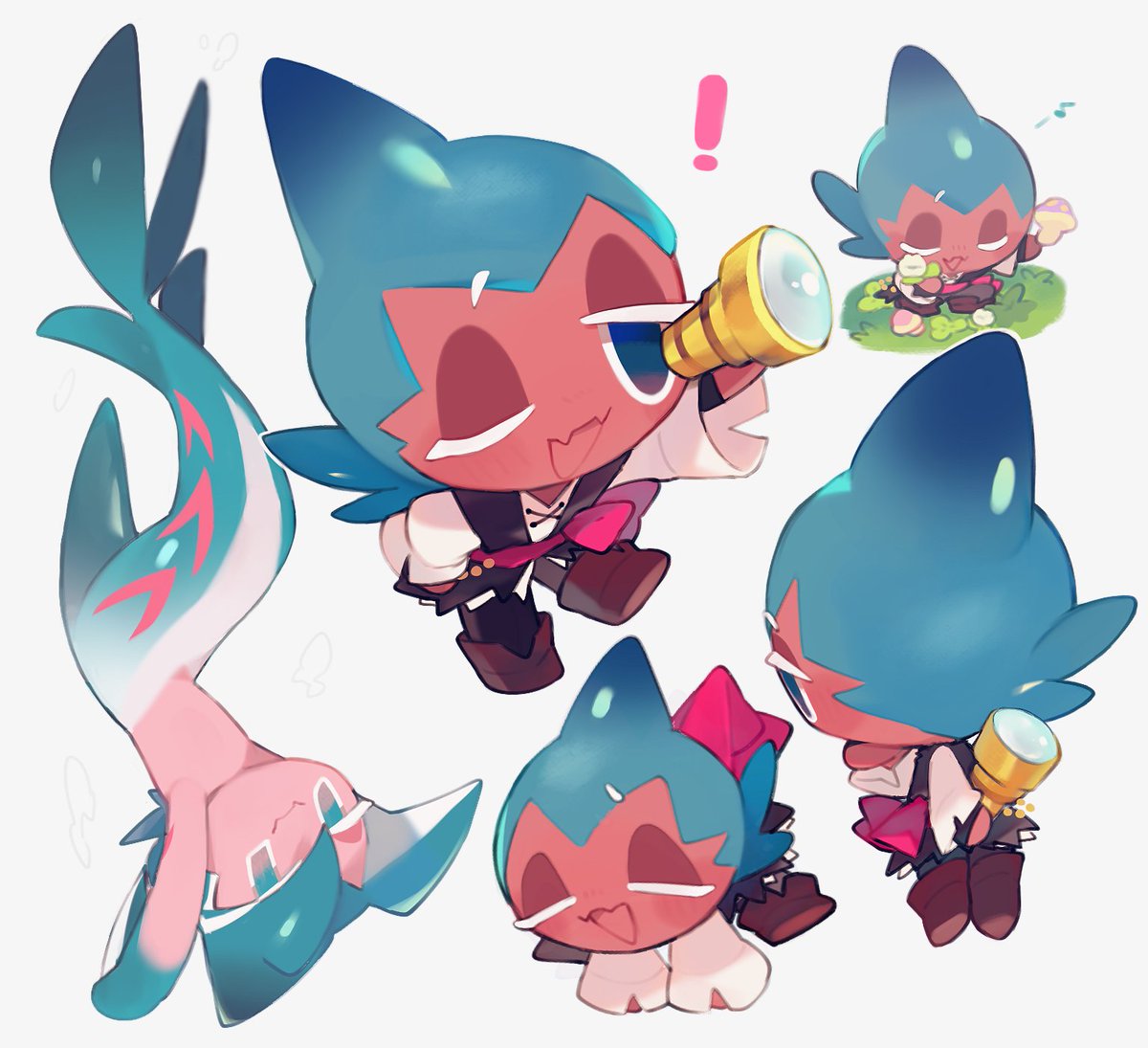 「🦈🦈🦈🦈 #cookierun 」|マのイラスト