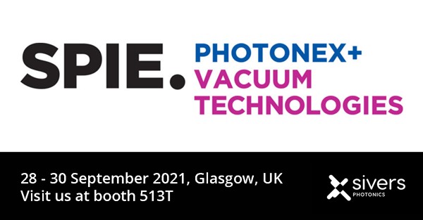 SiversSemicond's tweet photo. @SiversPhotonics exhibits and presents at next week’s SPIE Photonex + Vacuum Technologies in Glasgow, UK. The team is excited to meet the photonics community in-person again!
https://t.co/OofRqzK3iy
#SiversSemiconductors #Photonics #InP #InPlasers #DFB #siliconphotonics #events https://t.co/gqg0GfYzbj