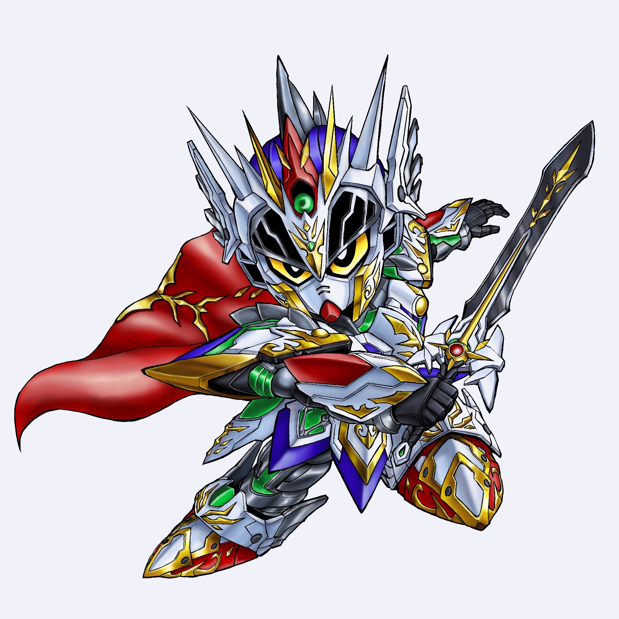 ニュン石 Sdガンダムワールドヒーローズ外伝より ナイトストライクガンダム 完成しましたー ヒーローズのアニメ は最終回を迎えましたが まだまだsdガンダムワールドは終わらないっ Sdガンダム Sdガンダムワールドヒーローズ T Co