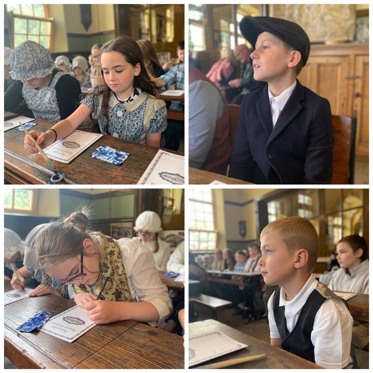 broadwayjuniors's tweet photo. Our Year 6 children are having an amazing day at @Beamish_Museum! Here are some of them working hard in their Victorian school lesson.βοΈ@BeamishLearning #LearningOnLocation #EducationalVisits https://t.co/BvQTfPQeIg