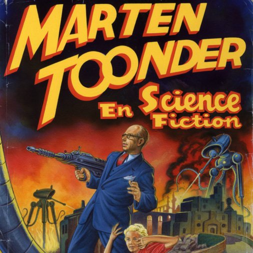 Marten Toonder en science fiction: vanaf morgen in de stripwinkel en een week later in de boekhandel verkrijgbaar.