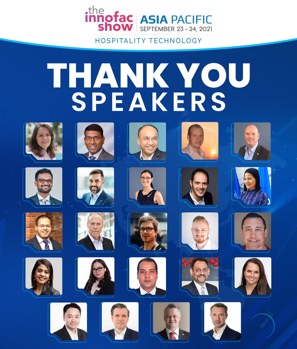 A Big Thank You to all #Speakers for enlightening and entertaining presentations during the virtual conference. We were fortunate to have a wide range of speakers from diverse backgrounds. 

We hope to see you at our next conference!

#asiapacific #virtualevent #hospitality #hote