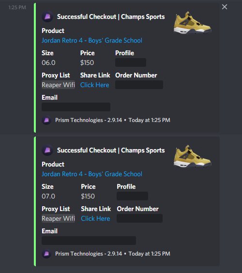 KingTCooks's tweet photo. Wayyyyy to easy 
Bots: @PrismAIO 
Proxies: @reaperproxies https://t.co/ixl7T0sOvZ