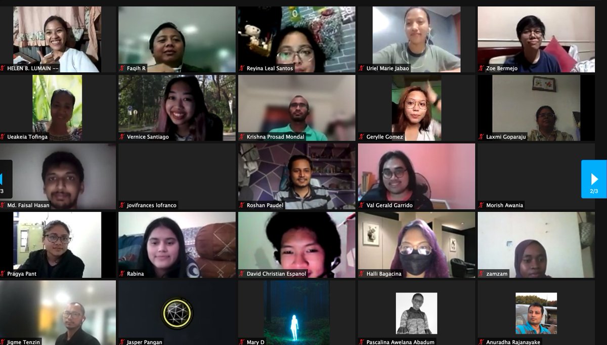 openmapping_ap's tweet photo. What a great #MapAndChat hour session! So many great ideas, so much enthusiasm, so much mapping, and SO MUCH fun - we are so inspired by our #OSMAP community, and can't wait to see you all next month!

Stay tuned to find out who won the GPS devices &amp; the surprise raffles! 😁😉 https://t.co/hiUGojMgWc