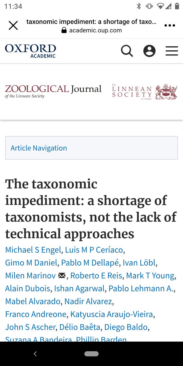 Íris Sampaio (@irisgorgona) on Twitter photo Editorial published <a href="/ZoolJLinnSoc/">Zoological Journal of the Linnean Society</a> Taxonomy is essencial and taxonomists too! Technology is welcome but not a substitute of a science with centuries of study of biodiversity. Cheers to this science and cause. #taxonomy #biodiversity #octocoralFriday #2021 Editorial published <a href="/ZoolJLinnSoc/">Zoological Journal of the Linnean Society</a> Taxonomy is essencial and taxonomists too! Technology is welcome but not a substitute of a science with centuries of study of biodiversity. Cheers to this science and cause. #taxonomy #biodiversity #octocoralFriday #2021