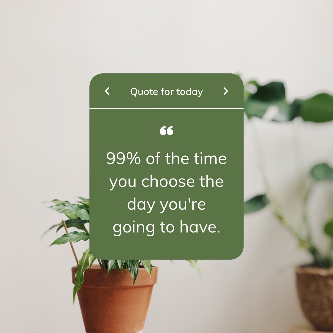 A sh*tty attitude = a sh*tty day 💩
#happinessisachoice